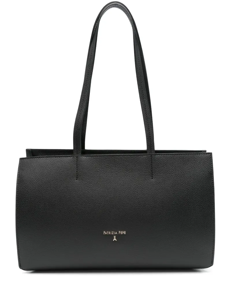 Patrizia Pepe Handtasche aus Leder - Schwarz Schwarz