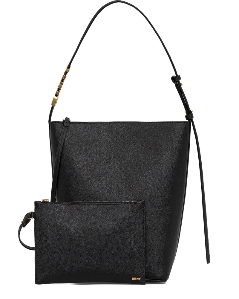DKNY Tote Bag mit abnehmbarem Beutel - Schwarz Schwarz