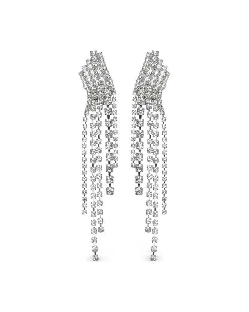 Jennifer Behr Zayla Ohrringe mit Kristallen - Silber Silber