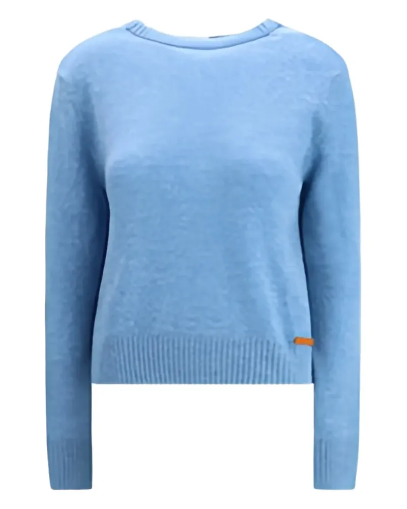 Marni open-back crew-neck sweater - Blau Blau