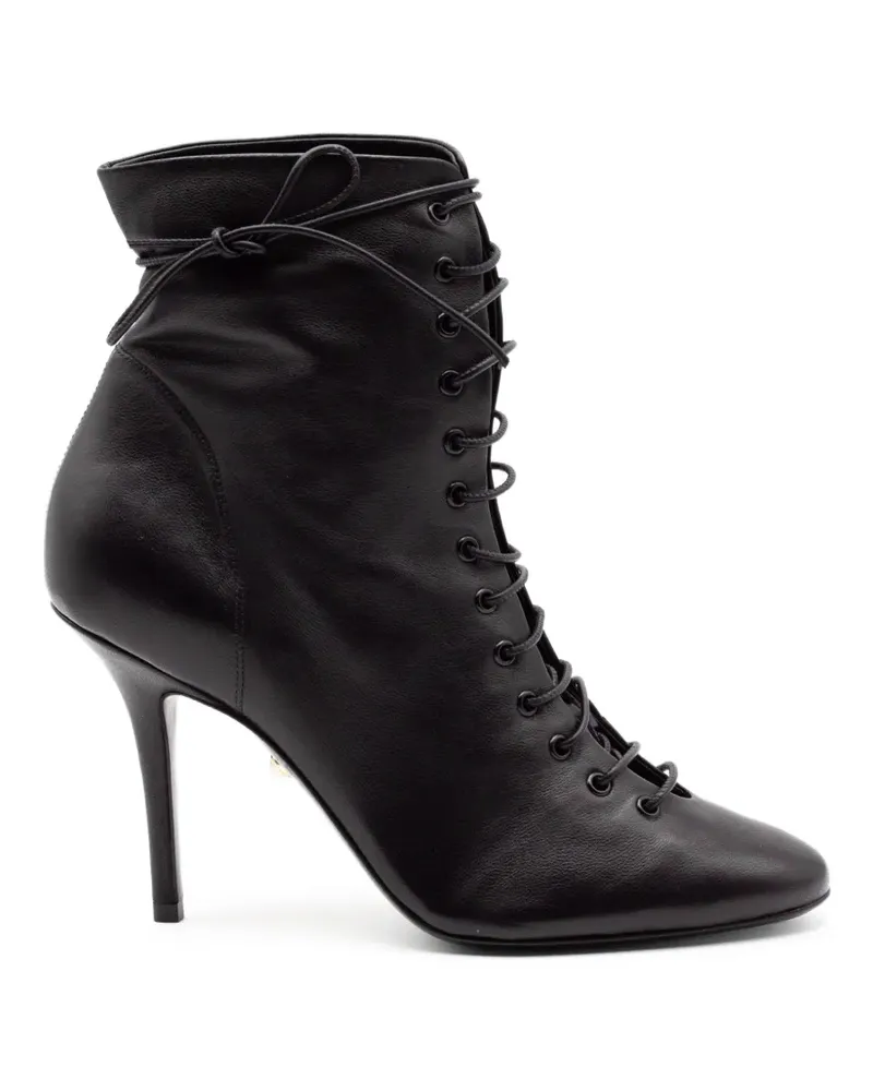 Alevì Klassische Schnürstiefel - Schwarz Schwarz