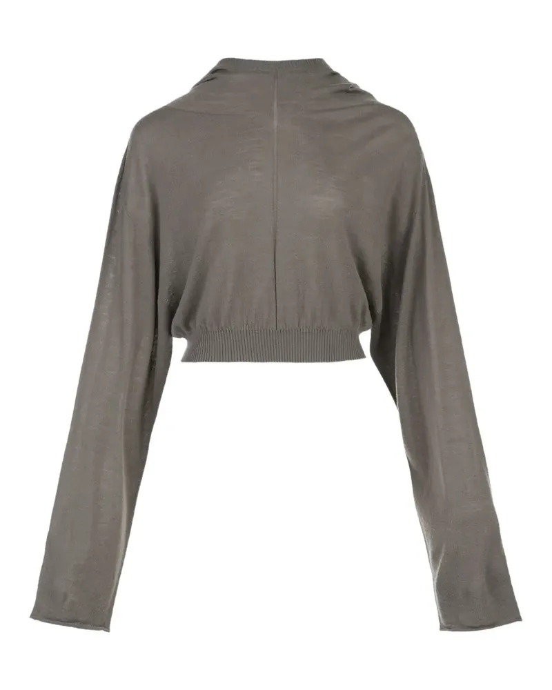 Rick Owens Cropped-Tunika - Grau Grau
