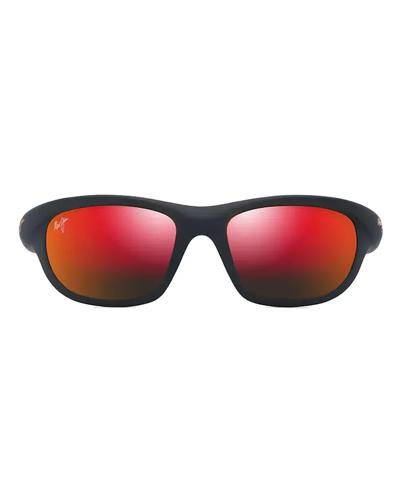 Maui Jim Haulani rectangle-frame sunglasses - Schwarz Schwarz