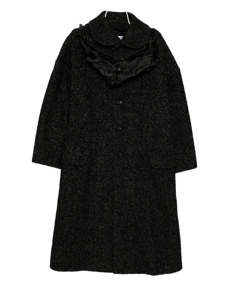 Comme des Garçons single-breasted coat - Schwarz Schwarz
