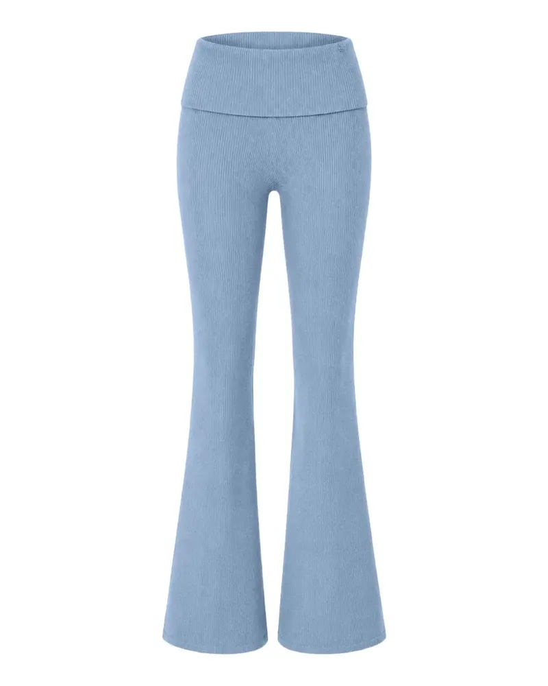 Guess Nina ribbed flared trousers - Blau Blau