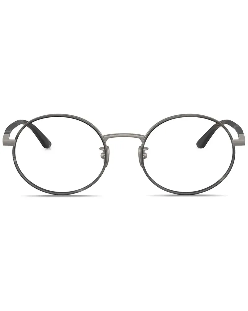 Giorgio Armani Brille mit rundem Gestell - Grau Grau