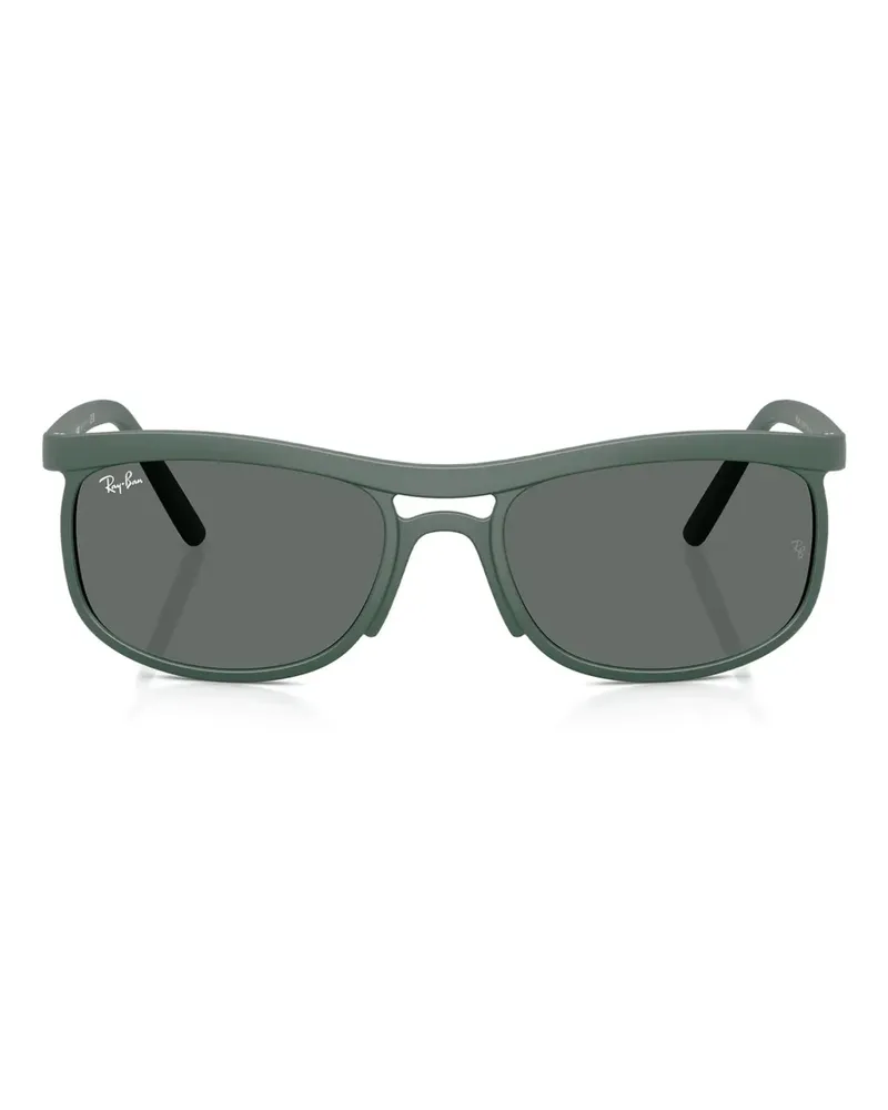 Ray Ban Sonnenbrille mit eckigem Gestell - Grün Grün