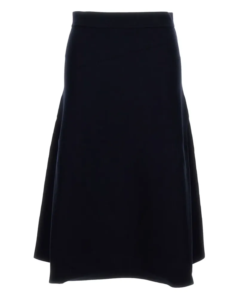Max Mara Ausgestellter Midirock - Blau Blau