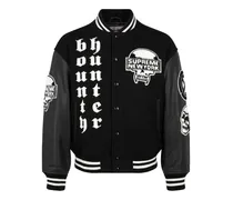 Bounty Hunter Black Collegejacke - Schwarz