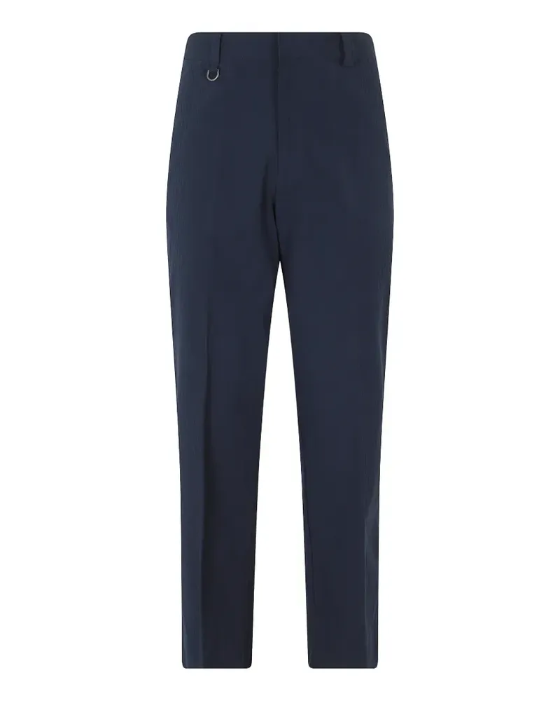 Paolo Pecora Milano pressed-crease trousers - Blau Blau