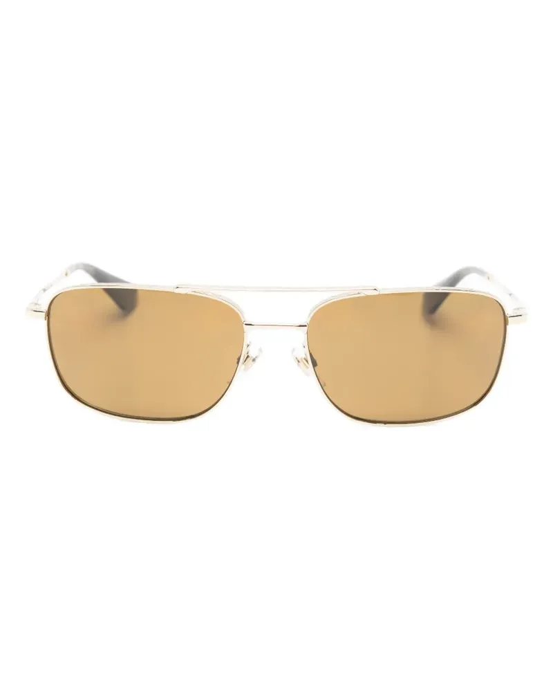 Burberry Sonnenbrille mit eckigem Gestell - Gold Gold