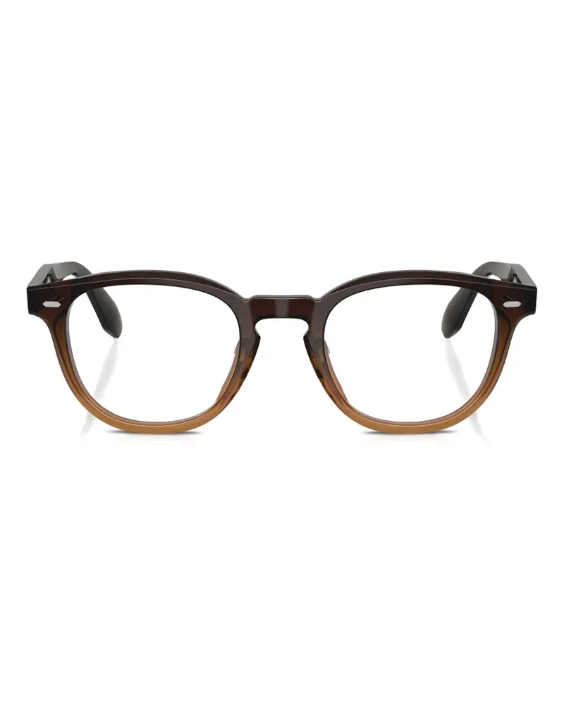 Oliver Peoples round-frame glasses - Braun Braun