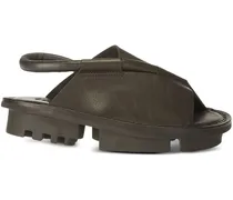 Density leather sandals