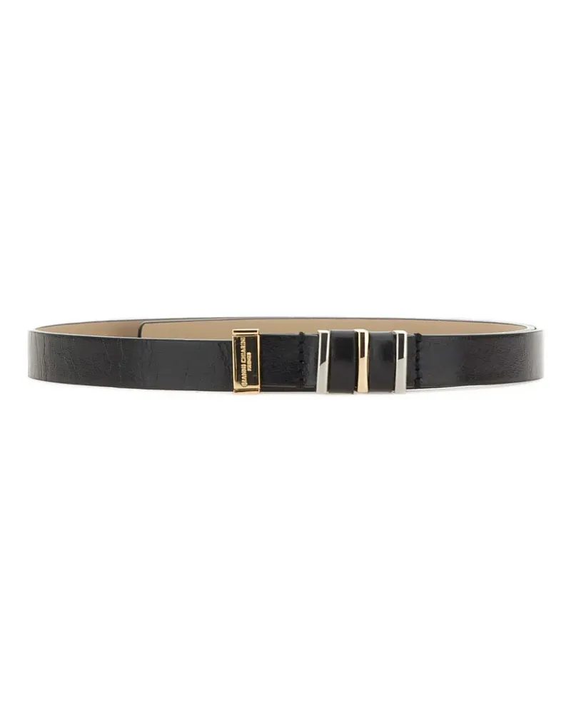 Gianni Chiarini metal-detail leather belt - Schwarz Schwarz