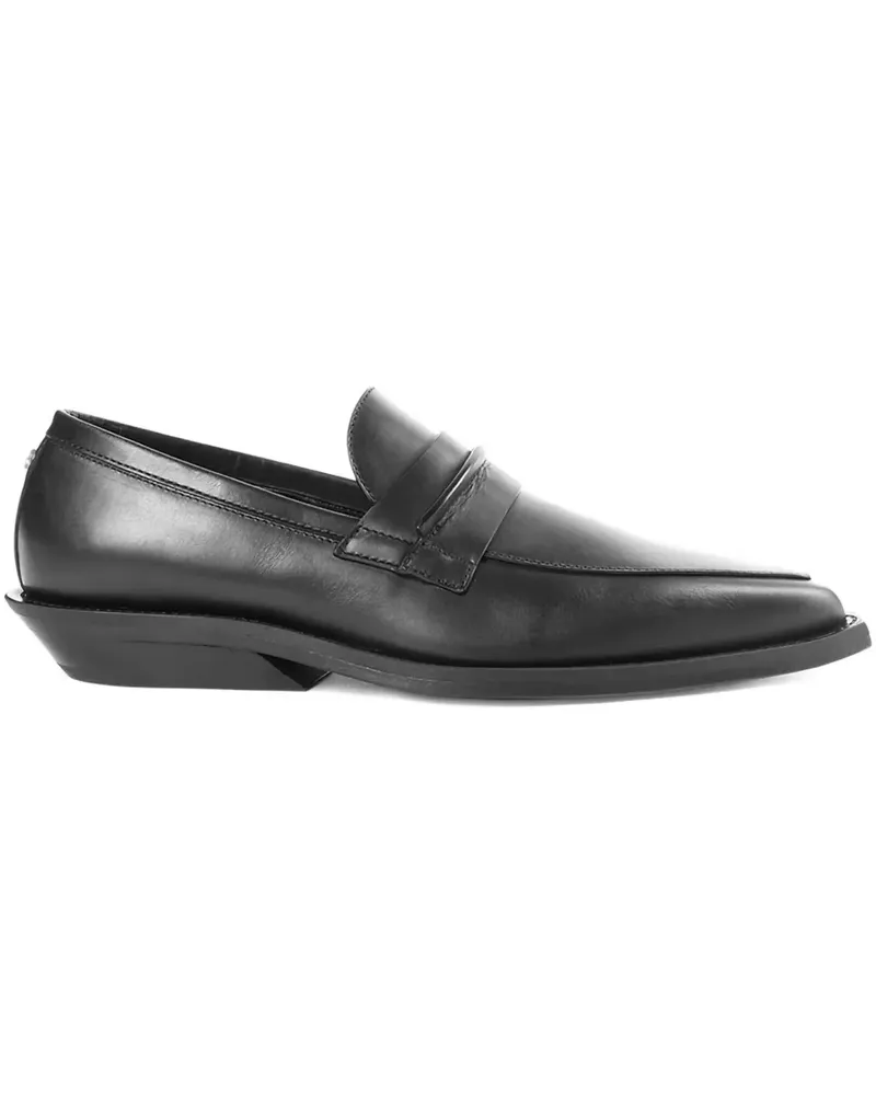 Ann Demeulemeester Rappana Loafer mit spitzer Kappe - Schwarz Schwarz