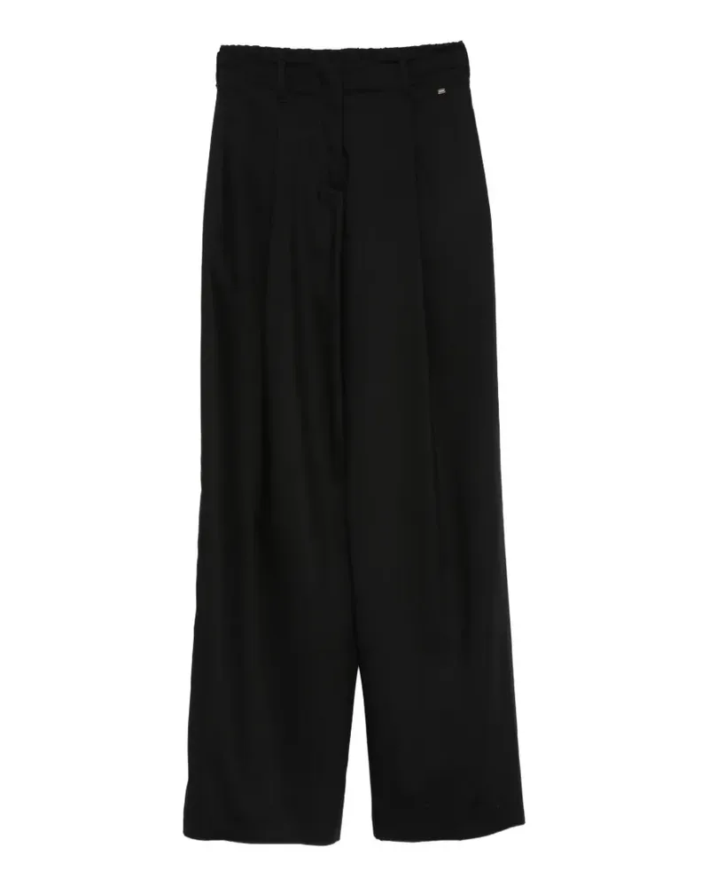 Herno pleated trousers - Schwarz Schwarz