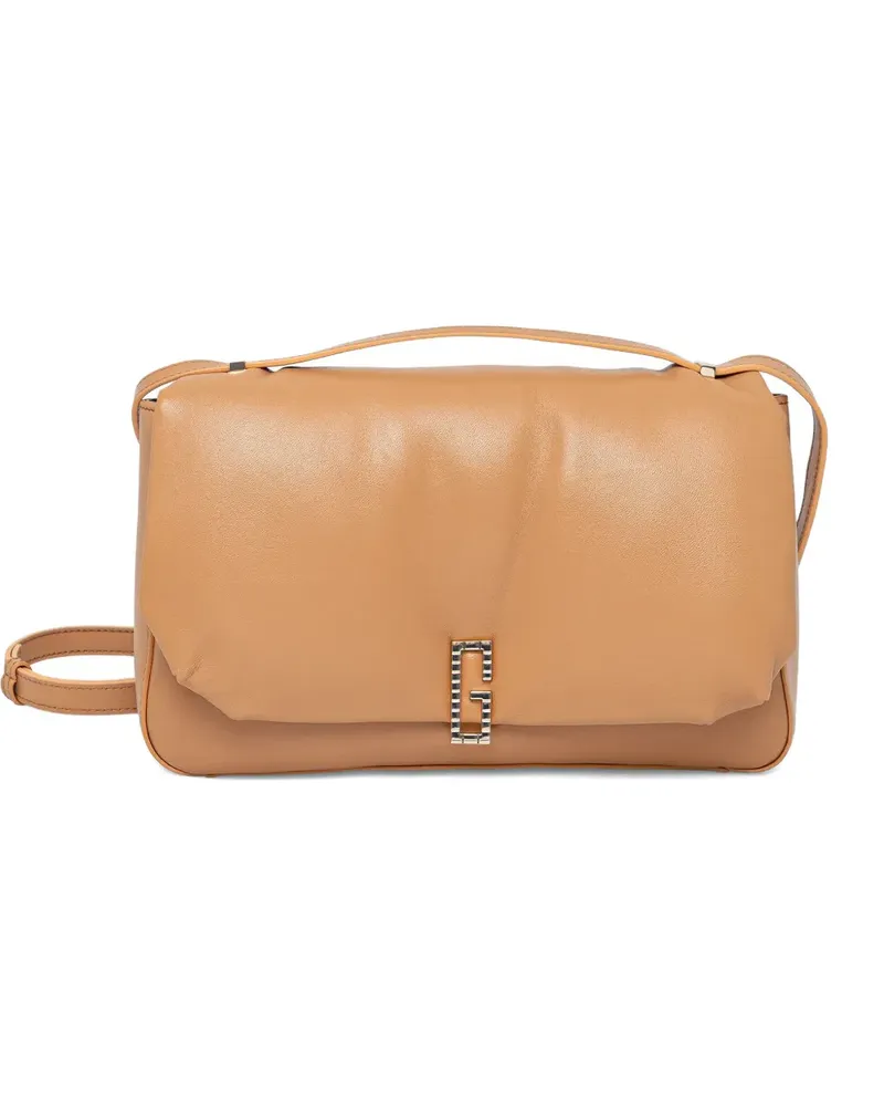 Guess Gesteppte Satchel-Tasche - Braun Braun