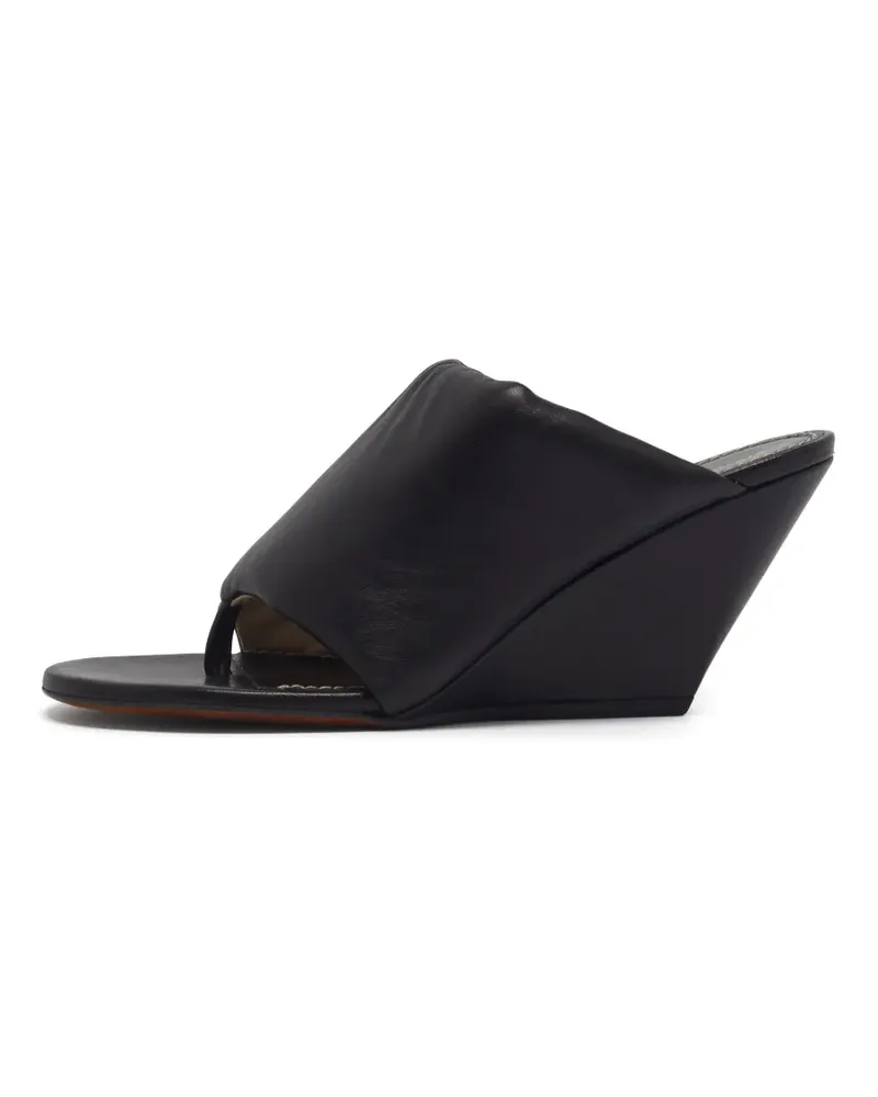 Proenza Schouler thong wedge sandals - Schwarz Schwarz