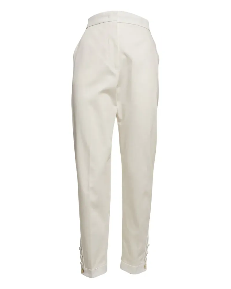 Max Mara 2024 Hose mit hohem Bund - Weiß Weiß