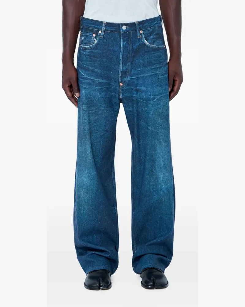 Junya Watanabe x Levi's buckle-fastening jeans - Blau Blau