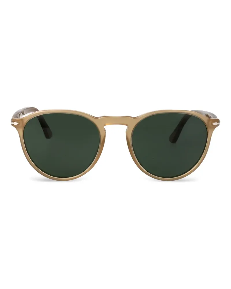 Persol Runde Sonnenbrille aus Azetat - Braun Braun