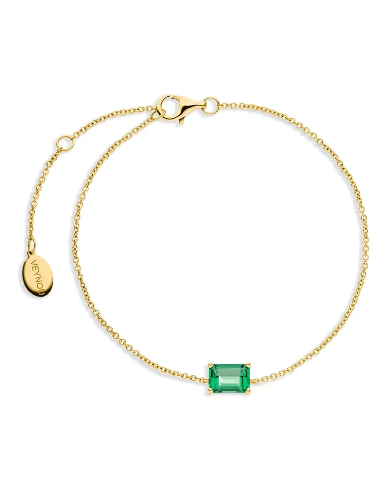 VEYNOU 14kt Eden Gelbgoldarmband mit Smaragd Gold