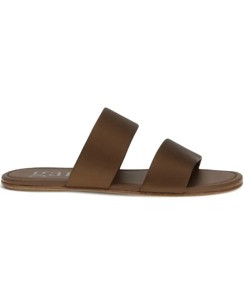 Pedro Garcia Pilia Sandalen mit doppeltem Riemen - Braun Braun