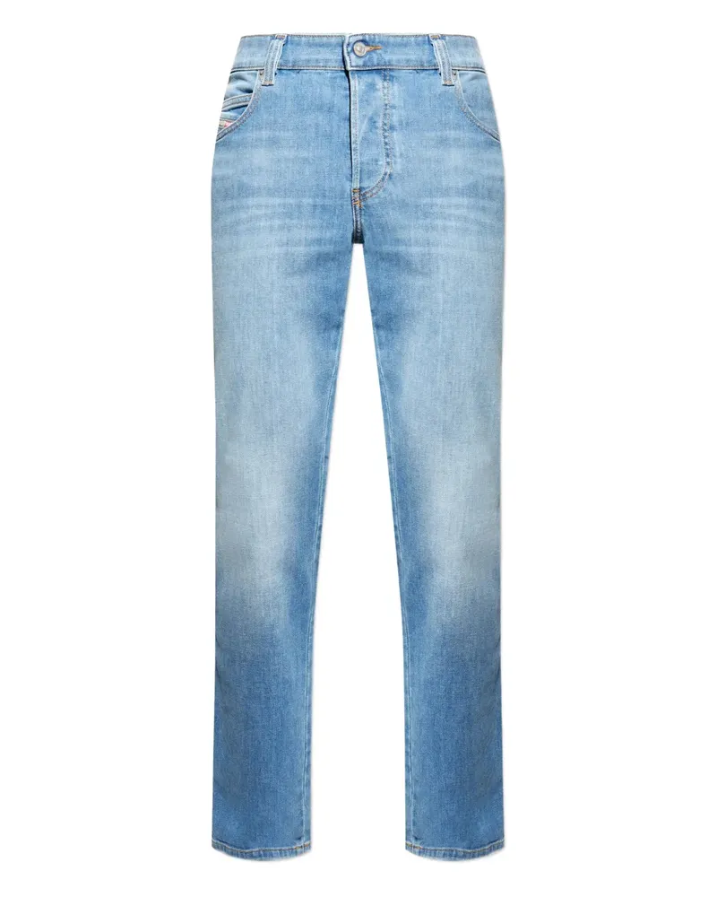 Diesel logo-plaque jeans - Blau Blau