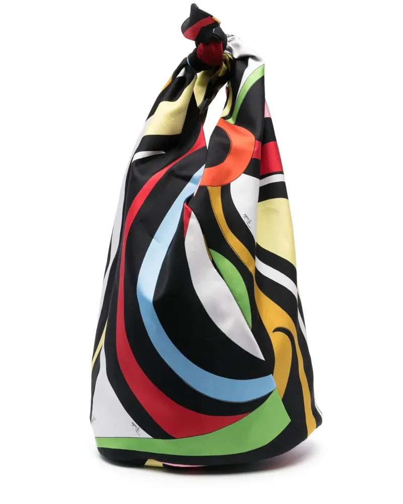 Emilio Pucci Fischerhut aus Seide - Schwarz Schwarz