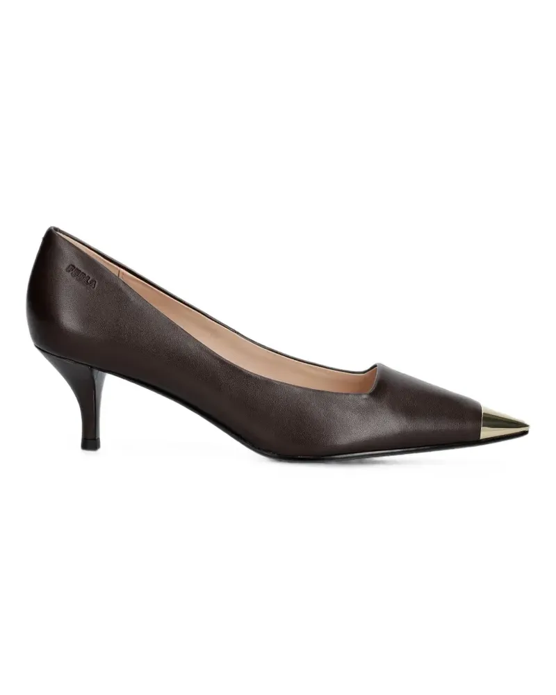 Furla Pumps mit Metallkappe - Braun Braun
