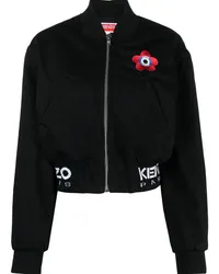 Kenzo Bomberjacke mit Target Boke Flower Schwarz