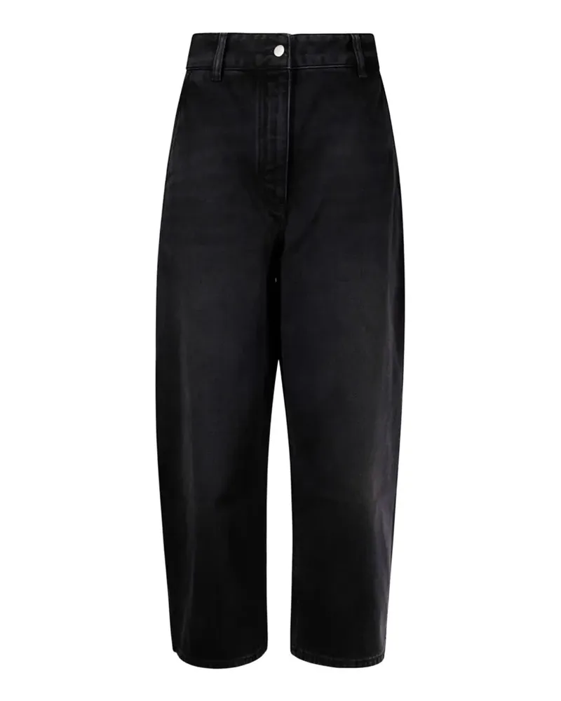 Studio Nicholson belt-loop buttoned jeans - Schwarz Schwarz