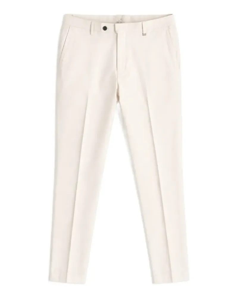 Tombolini pressed-crease tailored trousers - Weiß Weiß