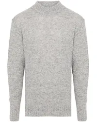 LARDINI Melierter Pullover Grau