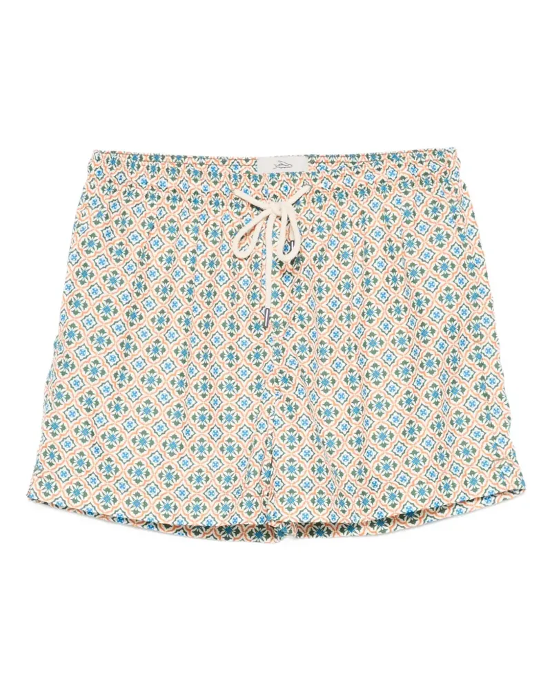 PENINSULA Gemusterte Badeshorts - Nude Nude