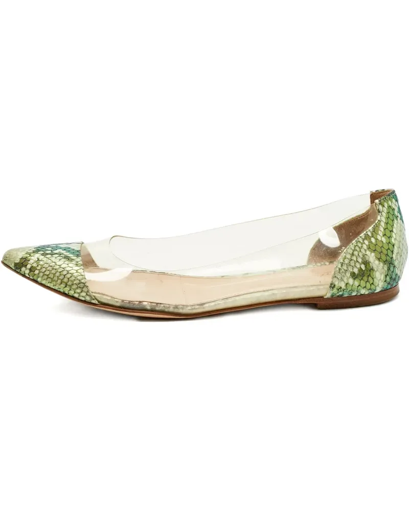 Gianvito Rossi Pumps mit spitzer Kappe 70mm - Grün Grün