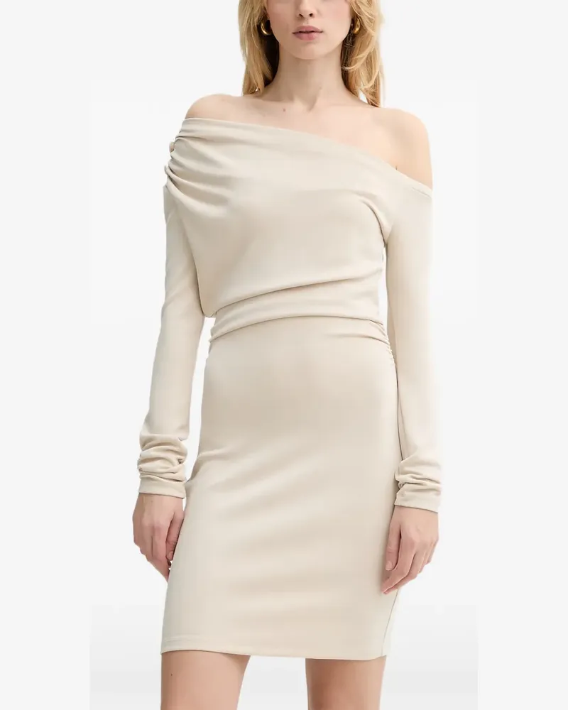 Guess Drapiertes One-Shoulder-Kleid - Nude Nude