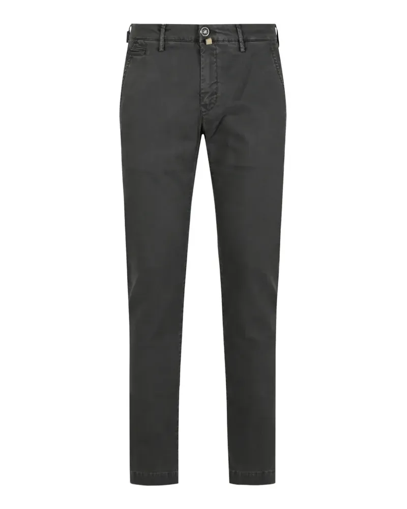 Jacob Cohën Hose mit Logo-Patch - Grau Grau