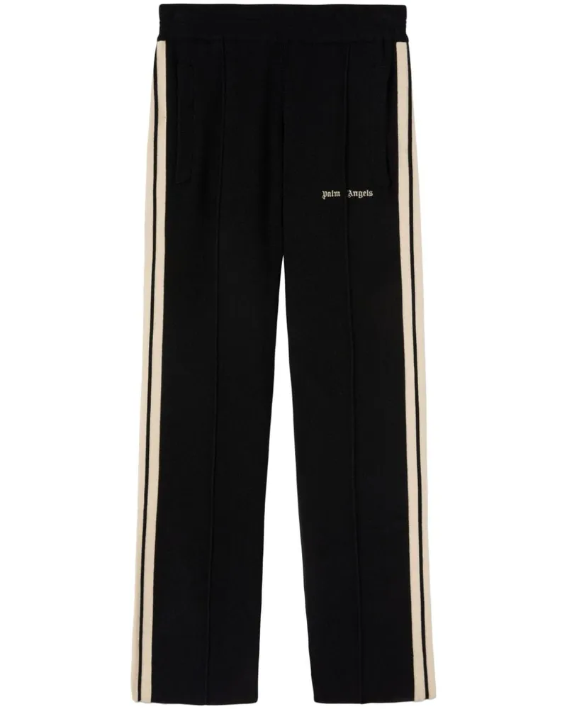 Palm Angels Jogginghose mit Logo-Stickerei - Schwarz Schwarz