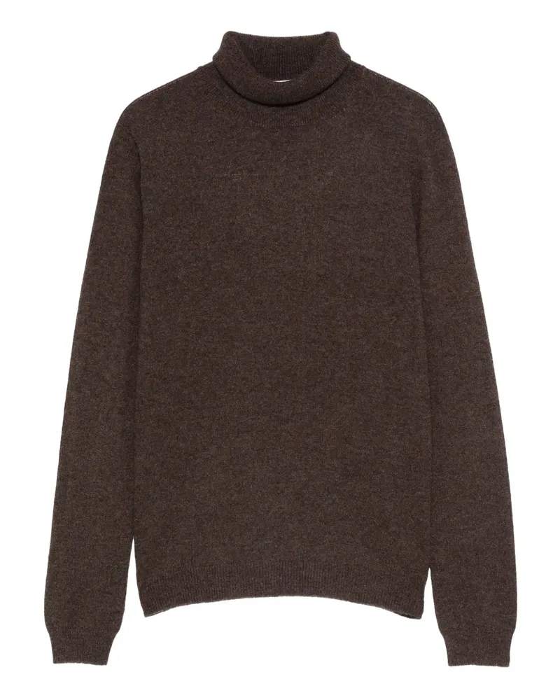 BARBA Pullover mit Rollkragen - Braun Braun
