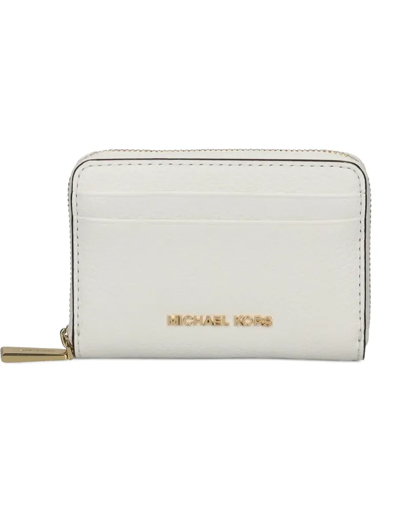 Michael Kors Portemonnaie mit Logo - Weiß Weiß