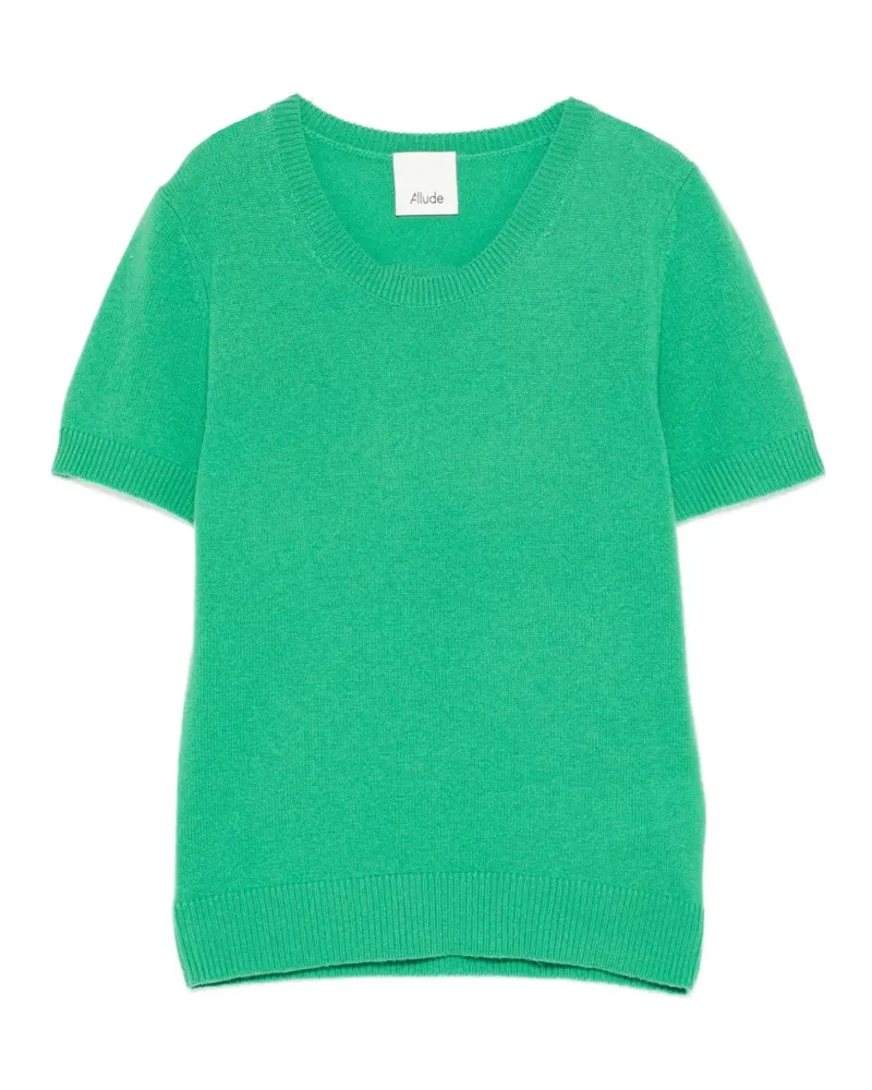 ALLUDE Klassisches T-Shirt - Grün Grün