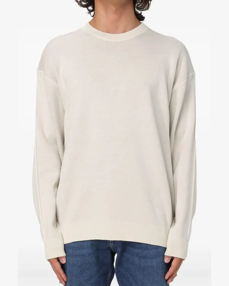 HUGO BOSS Pullover mit Rundhalsausschnitt - Nude Nude