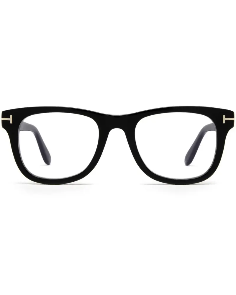 Tom Ford Brille mit eckigem Gestell - Schwarz Schwarz