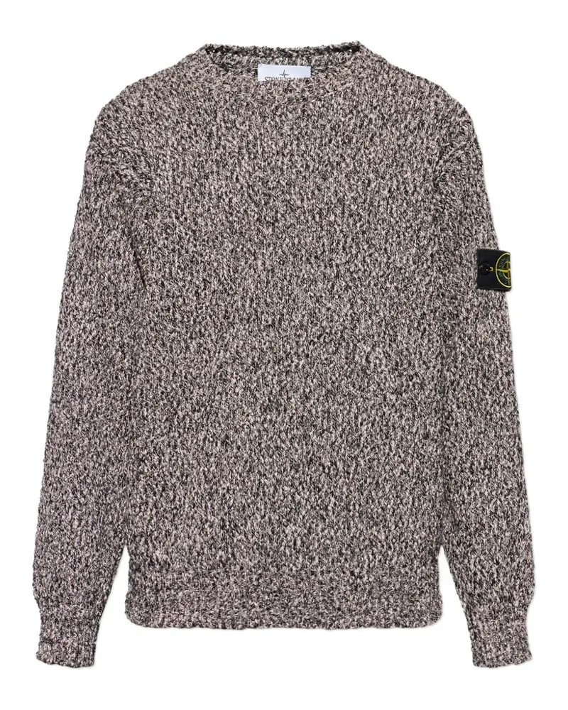 Stone Island Pullover mit Logo-Patch - Nude Nude