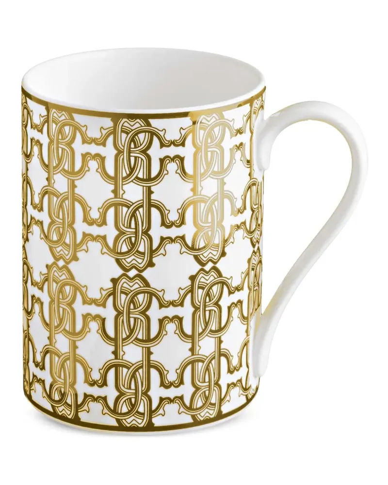 Roberto Cavalli Home monogram mug - Weiß Weiß