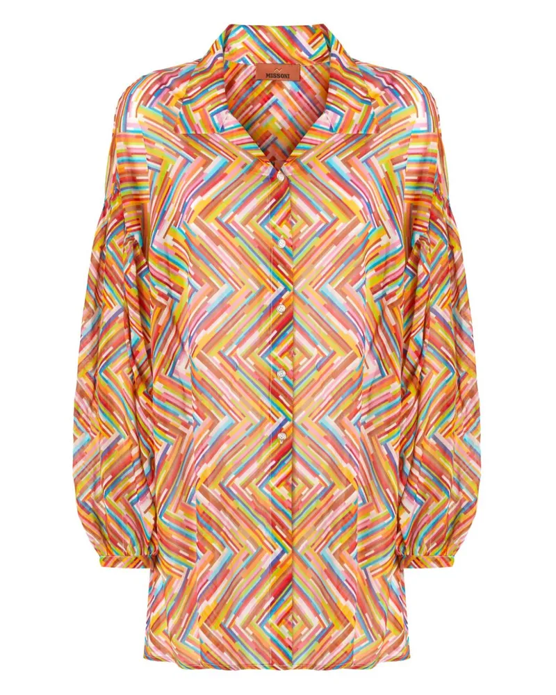 Missoni Strandkleid mit Print - Orange Orange
