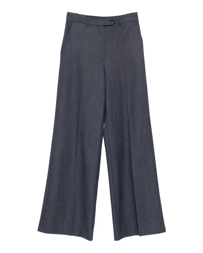 ANDIATA Gisella button wide-leg trousers - Blau Blau