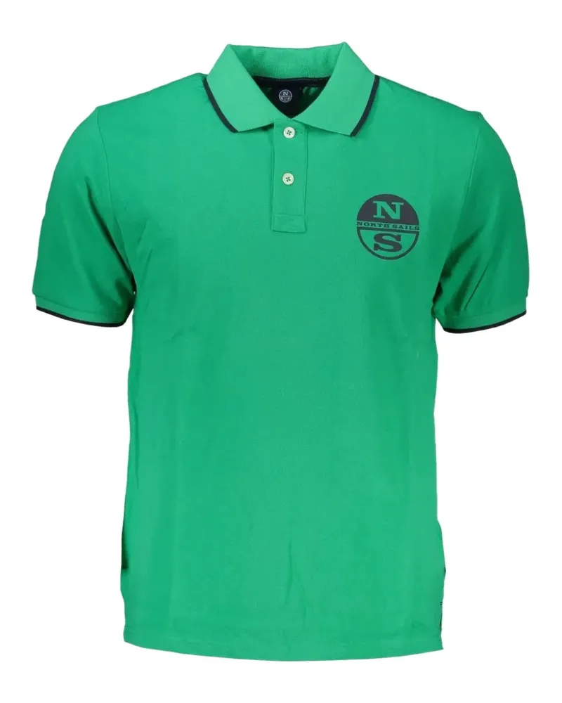 North Sails logo-print polo shirt - Grün Grün