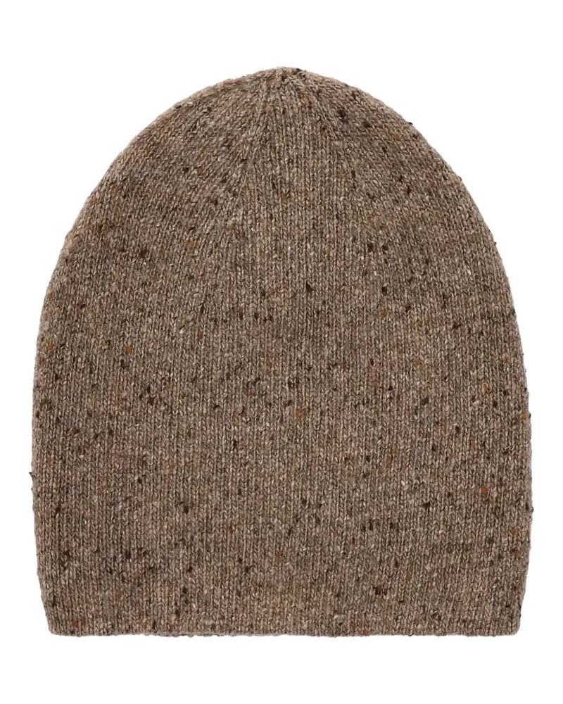The Row Marvy textured beanie - Braun Braun